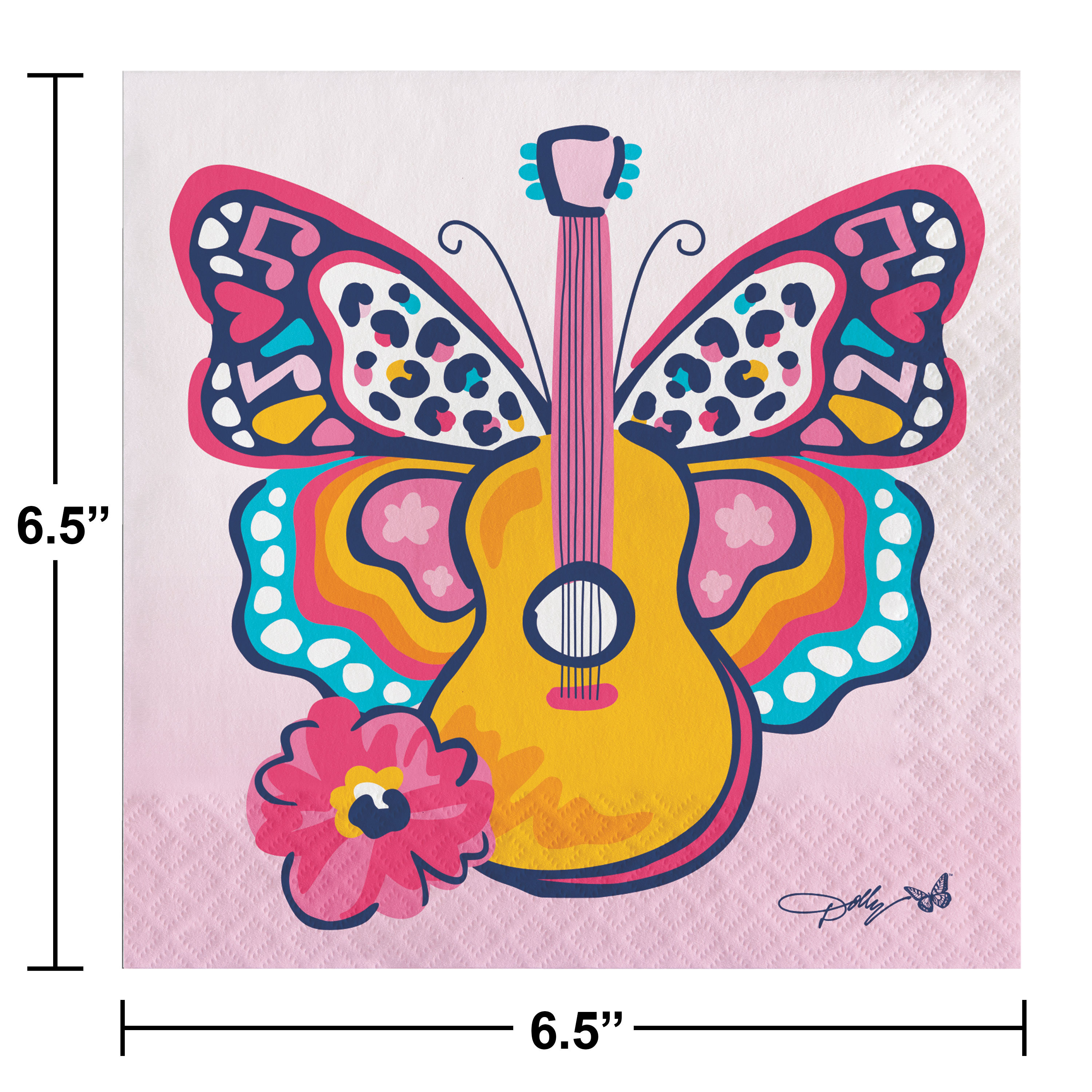 Creative Converting Dolly Parton There'll Always Be Music Napkins, 48