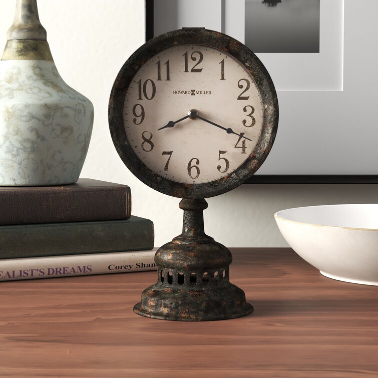 Horloge de Table Blanche Fond Bleu Home Decoratie Klokken Tafelklokken 