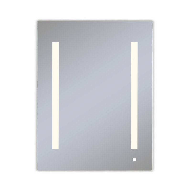 Robern Aio Surface Mount Frameless Medicine Cabinet With 3 Adjustable Shelves And Led Lighting Perigold