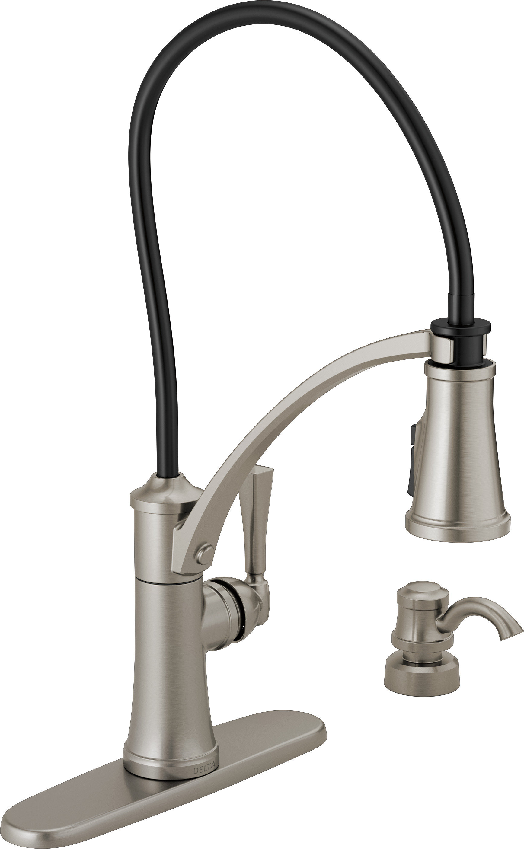 Delta Foundrry Pull Down Touch Single Handle Kitchen Faucet With