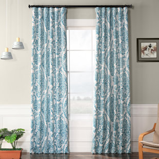 View Bryton Paisley Synthetic Room Darkening Thermal Rod Pocket Single