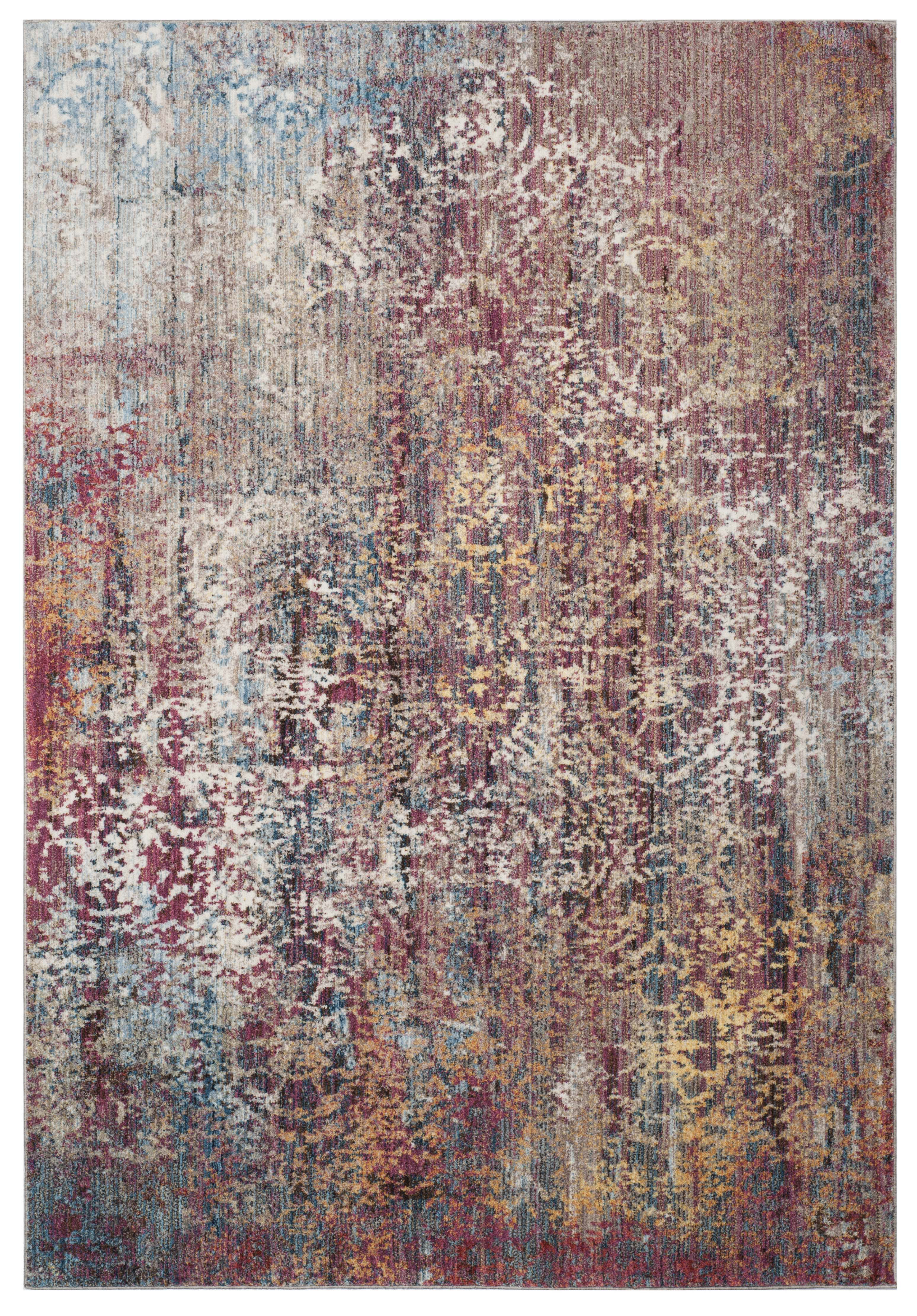 Gardner Pink Gray Area Rug