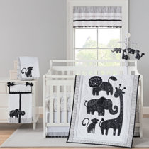 black crib set