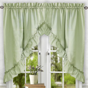 Sage Green Curtain Valance Wayfair