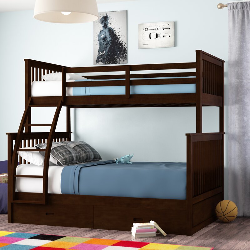 wayfair bunk beds twin over full