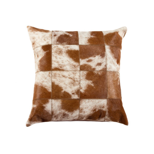 Bloomsbury Market Oberry Leather Throw Pillow Wayfair