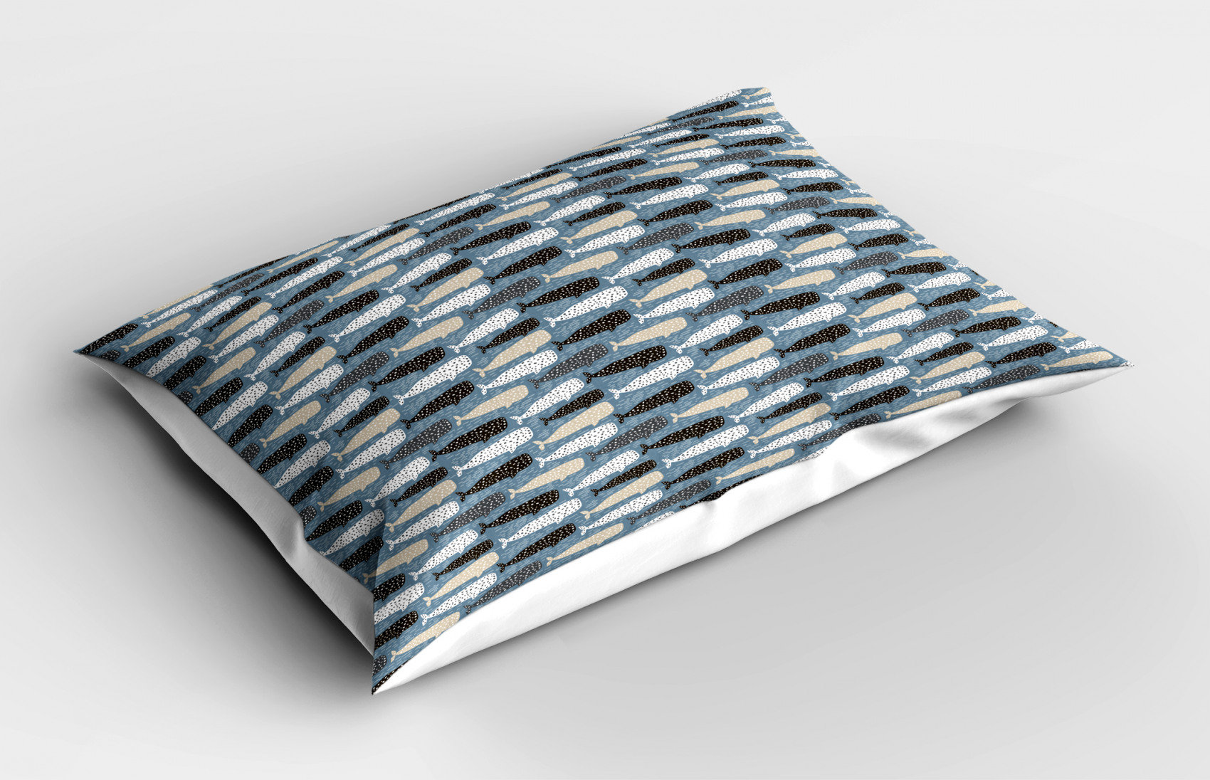 East Urban Home Ambesonne Whale Pillow Sham Abstract Art Pattern