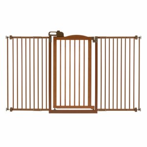 Richell 1-Touch Tall and Wide Pressure Mounted Pet Gate