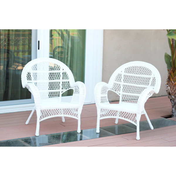 Ophelia Co Madeley Wicker Armchair Chair Reviews Wayfair