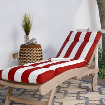Longshore Tides Texture Outdoor Chaise Lounge Cushion Reviews