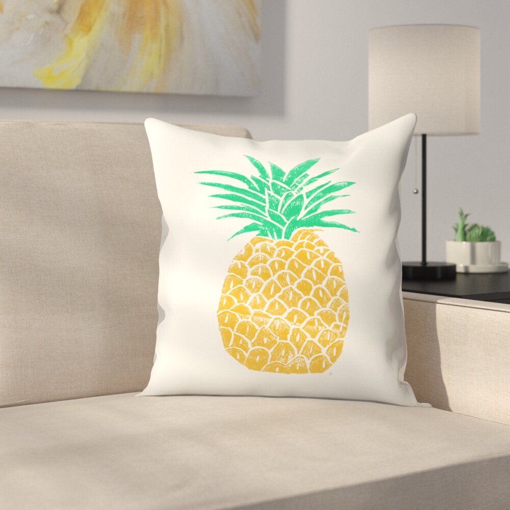 pineapple indoor throw pillow