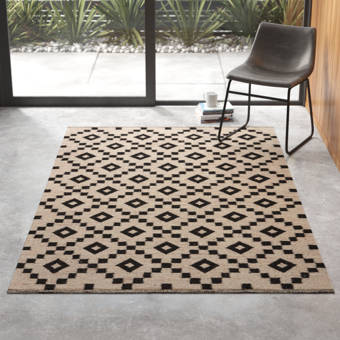Delmar Polka Dots Handmade Tufted Wool Green Gray Orange Area Rug Reviews Allmodern