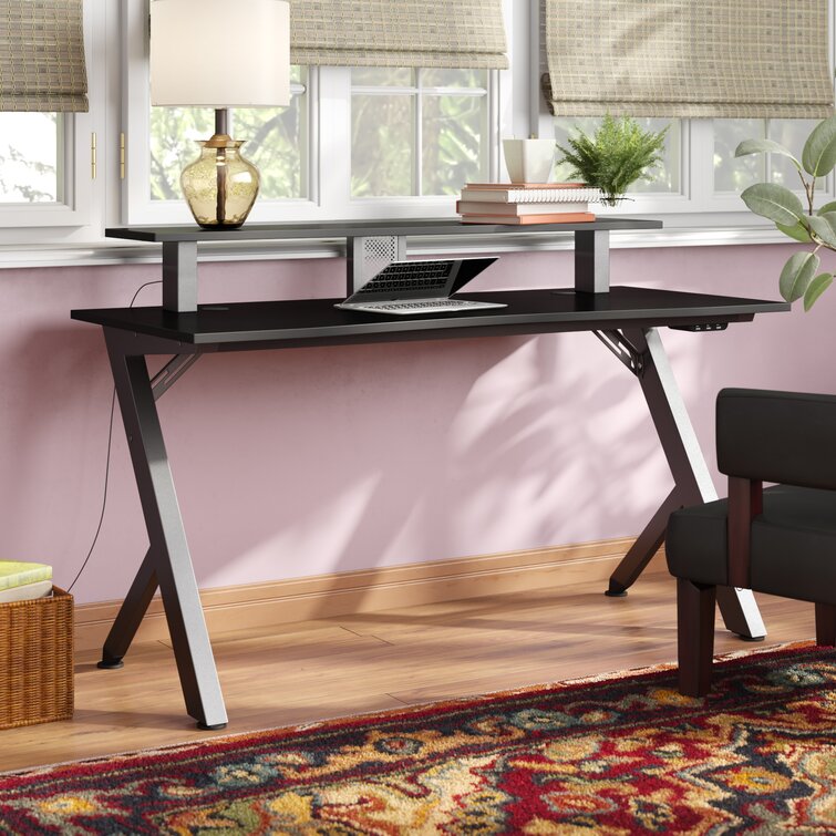 Symple Stuff Eldon Gaming Desk with Hutch & Reviews | Wayfair