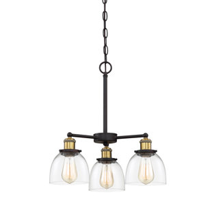 Go to store & view more images Thirza 3-Light Shaded Chandelier by Wrought Studio