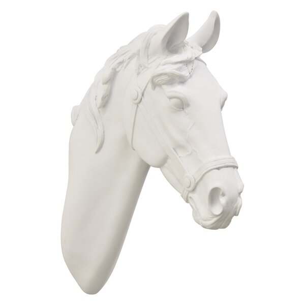 Details about   White Stallion Horse Head Wall Decor Plaque 26" Tall Taxidermy Art Trophy Mount 