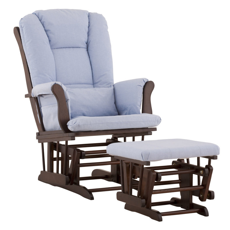 tuscany custom upholstery glider and ottoman