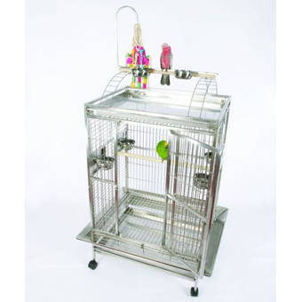 bird in a cage toy