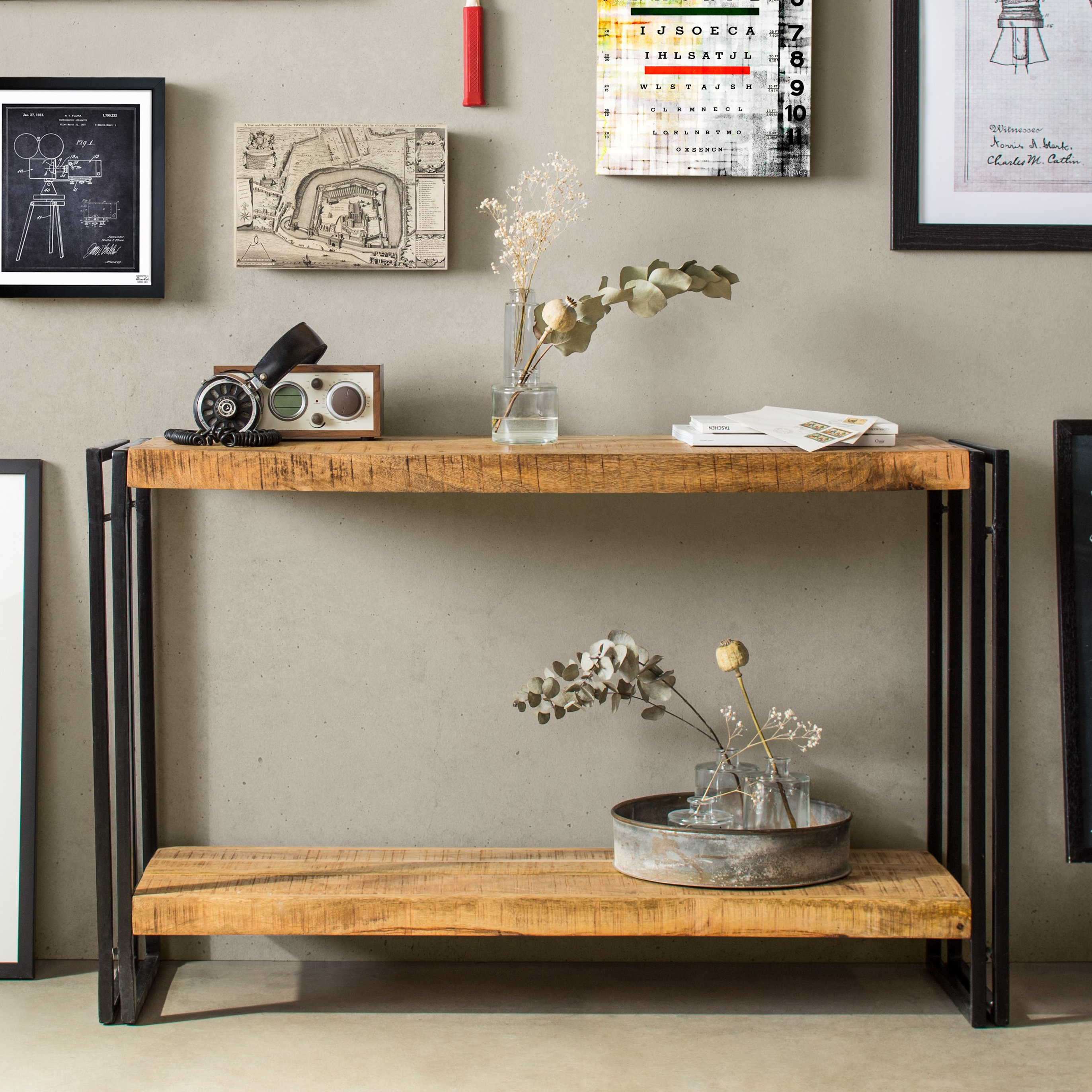 konsolentisch wirklich praktische losung, loftdesigns konsolentisch bundyhill & bewertungen | wayfair.de, Design ideen