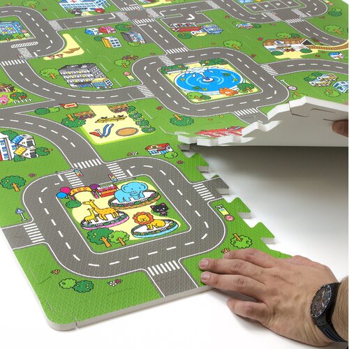 Sorbus Children Puzzle Play Traffic Interlocking Foam Playmat & Reviews ...