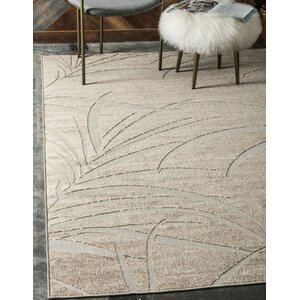 Spathariko Beige Indoor/Outdoor Area Rug