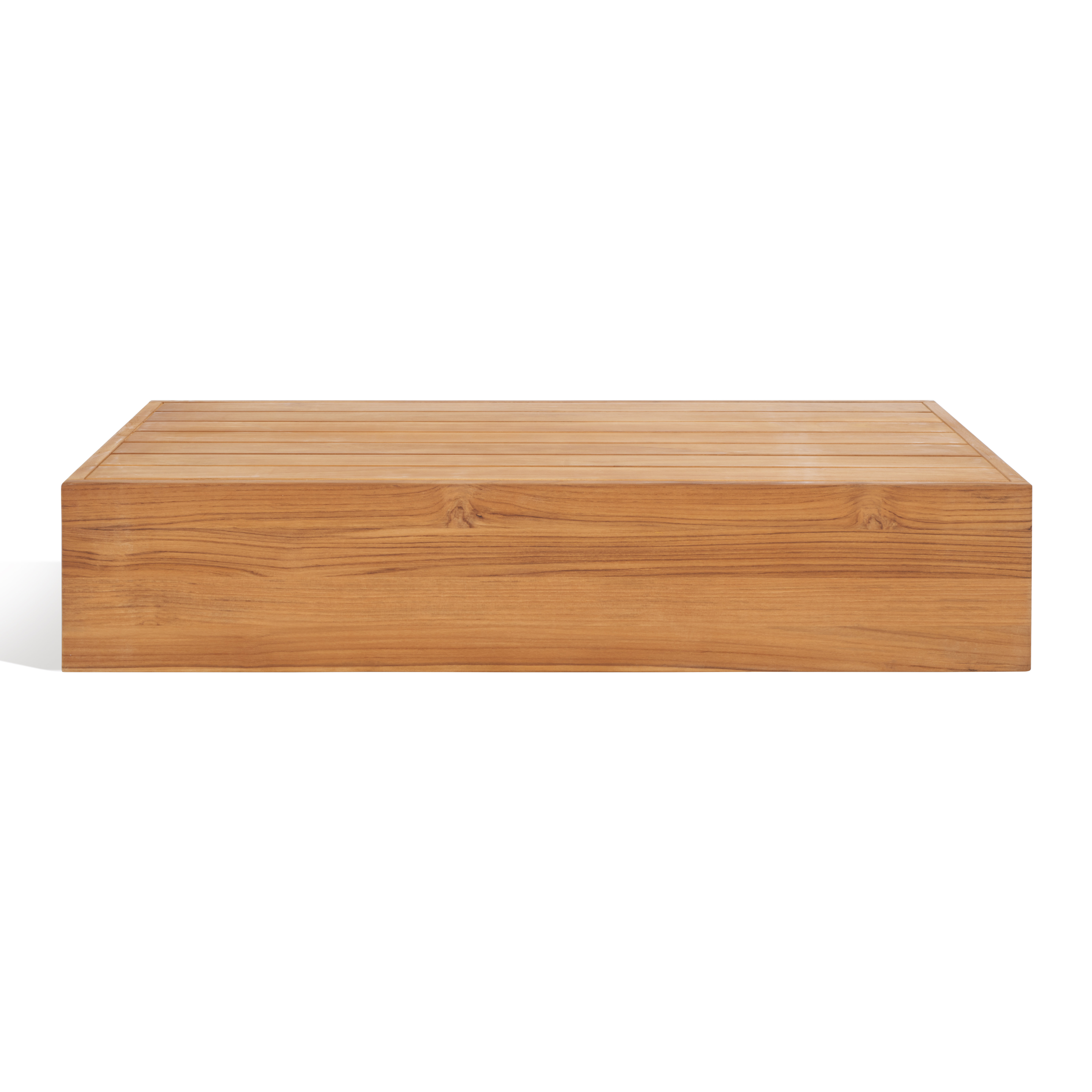 wayfair teak coffee table