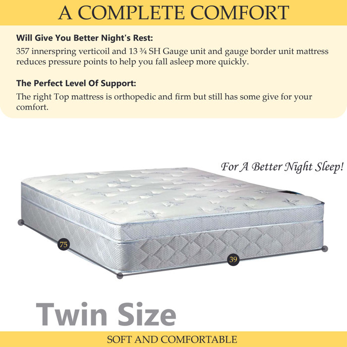 Alwyn Home 11 Plush Pillow Top Mattress Wayfair Ca