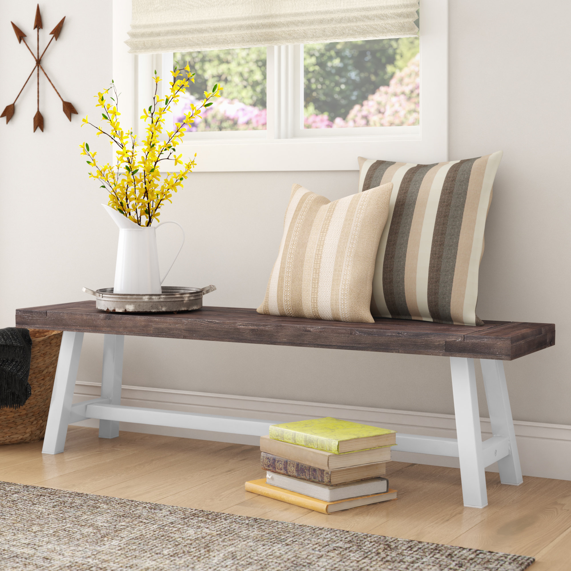 wooden kitchen bench seat