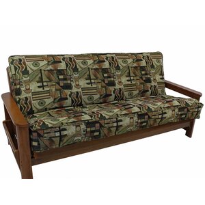 Tapestry Box Cushion Futon Slipcover Set