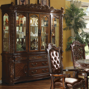Welles Lighted China Cabinet by Astoria Grand