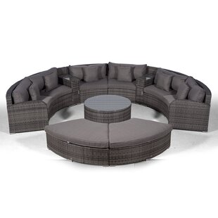 Woody 6 Seater Rattan Conversation Set By Sol 72 Outdoor
