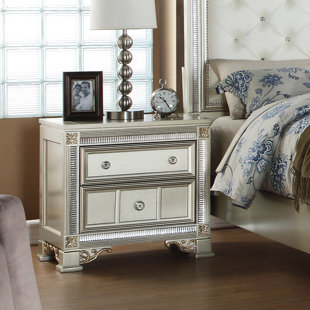 Go to store & view more images Fairfax Home Collections Tiffany 2 Drawer Nightstand