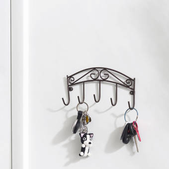 Harriet Bee Boon Bear Wall Key Organizer With Key Hooks Wayfair