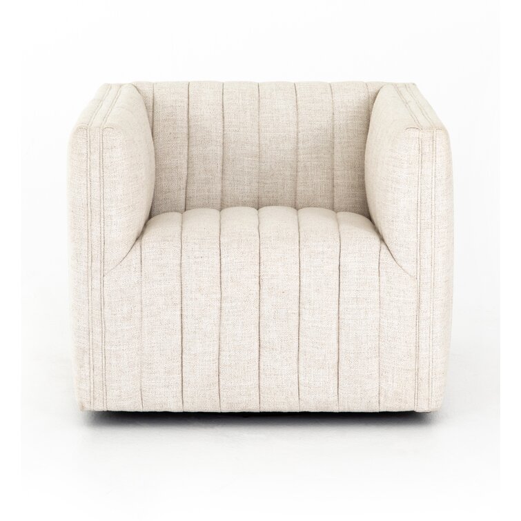 elle 32 wide polyester swivel armchair