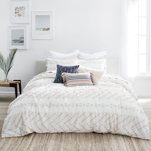 Coral Chevron Bedding Wayfair