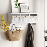 Cubby Shelf With Hooks Wayfair