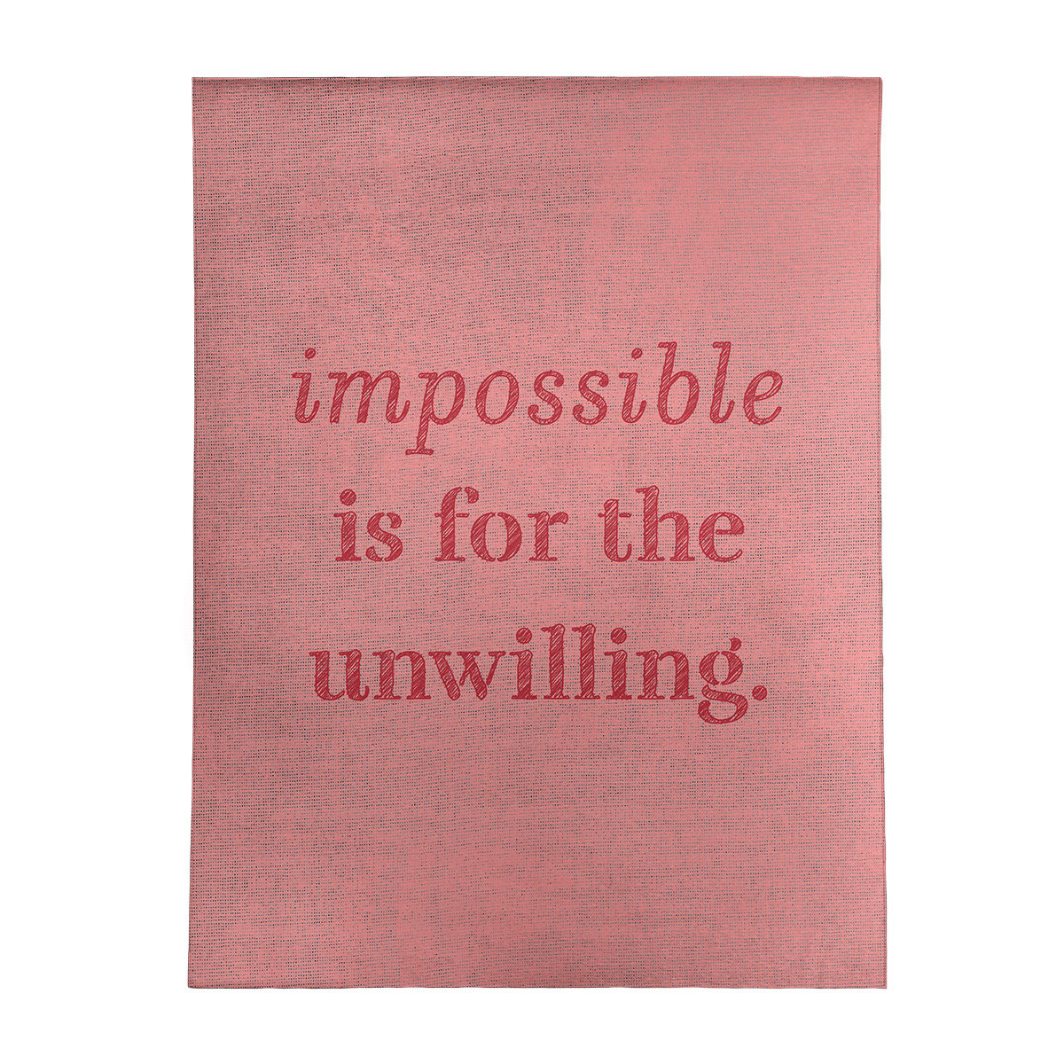 East Urban Home Handwritten Impossible Quote Poly Chenille Rug Wayfair