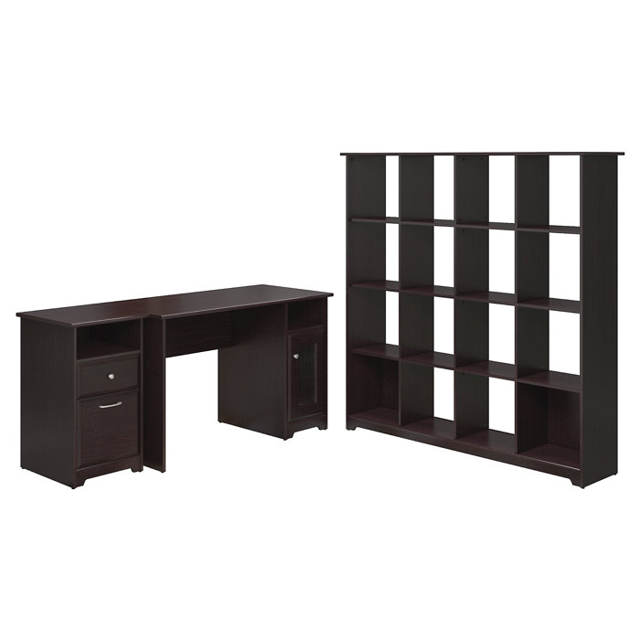 Red Barrel Studio Hillsdale Desk Bookcase And File Cabinet Set