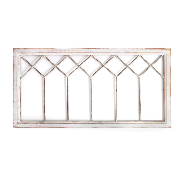 Gracie Oaks Distressed Window Panel Wall Decor Reviews Wayfair