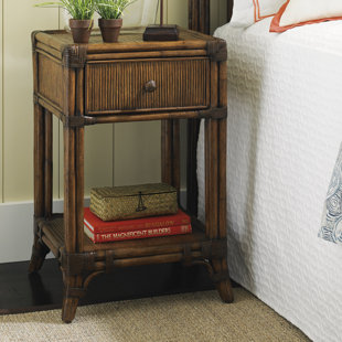 Go to store & view more images Bali Hai 1 Drawer Nightstand by Tommy Bahama Home