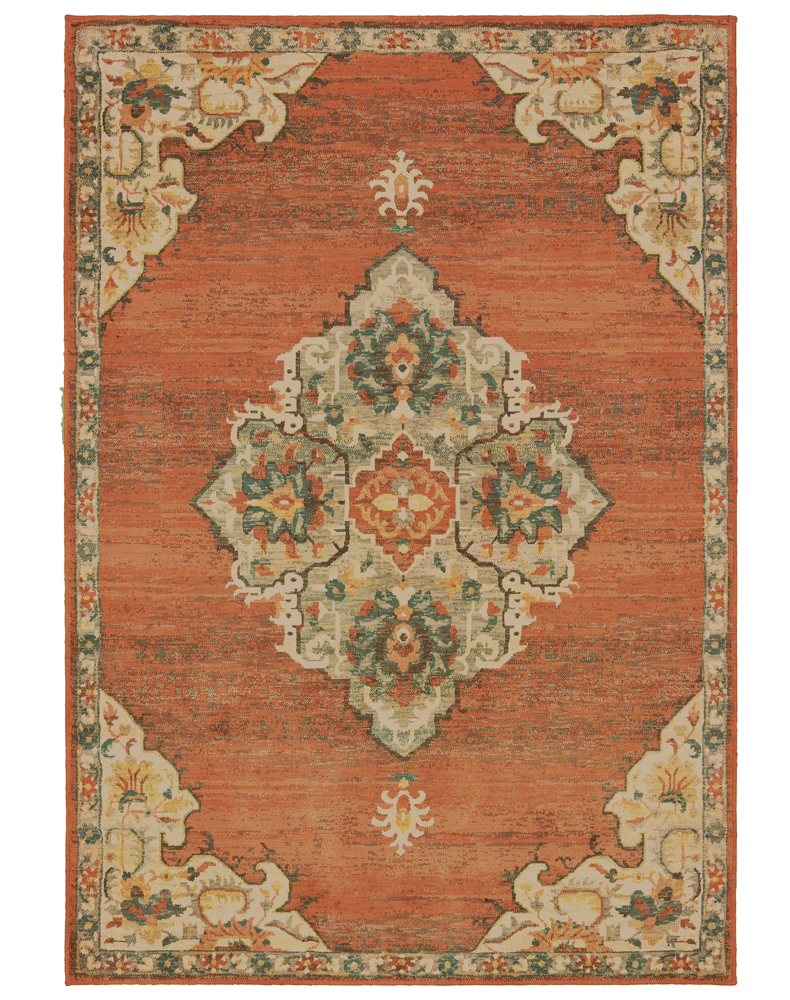 Bloomsbury Market Roimata Oriental Orange Gray Area Rug Wayfair Roimata Oriental Orange Gray Area Rug