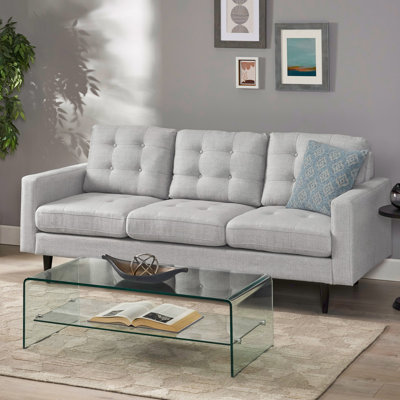 (Box 2/2) Cudahy 82.7" Tufted Sofa, Upholstered 3-Seater Sofa