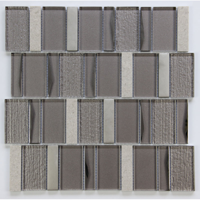 Tile Focus Twilight Polaris Random Sized Gl Mosaic In Gray Polaris Random Sized Gl Mosaic Tile