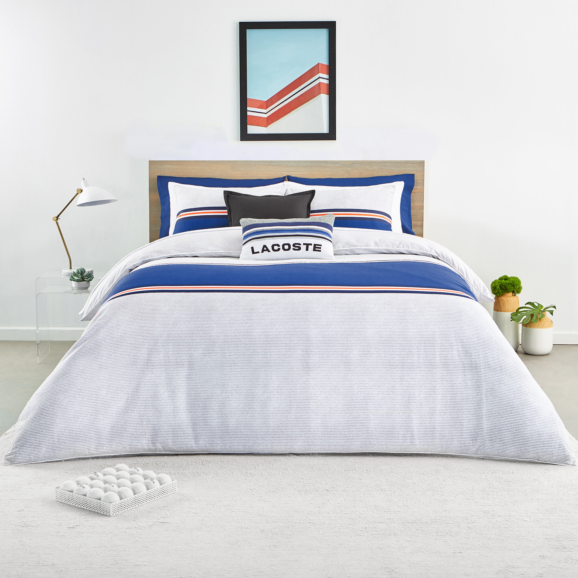 Lacoste Praloup Reversible Duvet Cover Set Wayfair