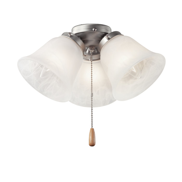 Kichler Accessory 3 Light Brached Ceiling Fan Light Kit Reviews