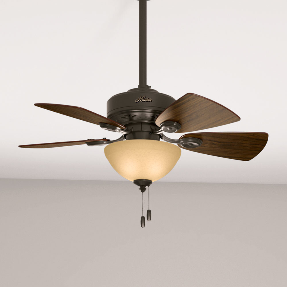 Hunter Fan 34 Watson 5 Blade Ceiling Fan Light Kit Included