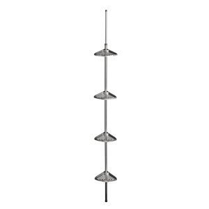 Wandmontierte Duschablage aus Metall von All Home