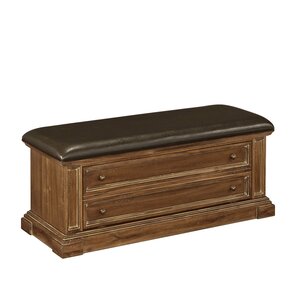 Landisville Leather Storage Bench