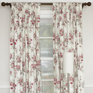 Chittenden Floral Room Darkening Single Curtain Panel