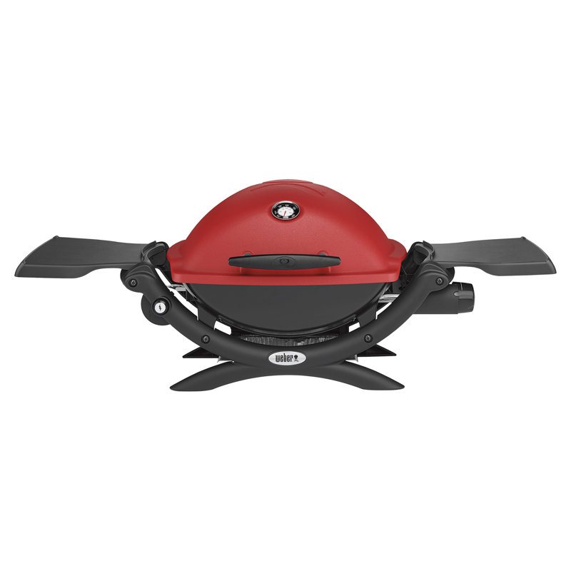 Weber Q Series 1200 1 Burner Propane Gas Grill With Side Tables Reviews Wayfair