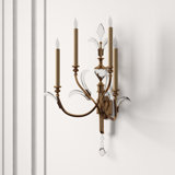 Schonbek Modique 2 Light Candle Wall Light Perigold